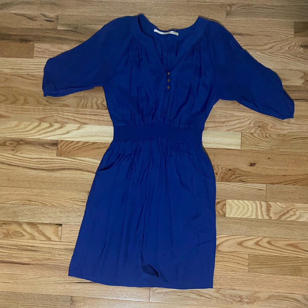 Blue loose dress